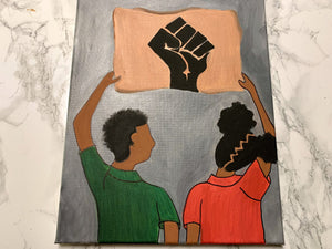 Black Lives Matter Kids paint kit – ItsAnaything Art